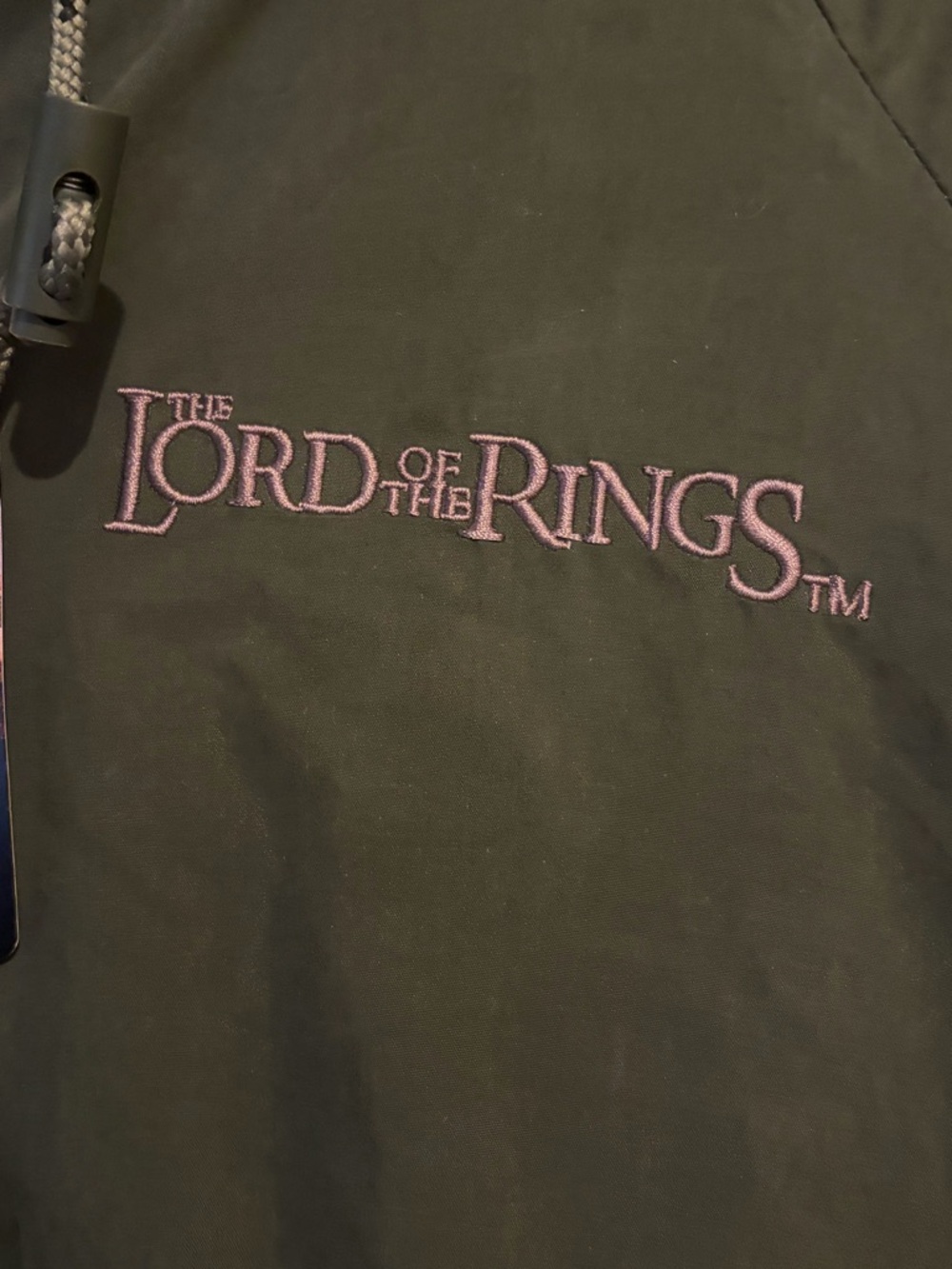 NWT BoxLunch Lord of the Rings Narsil Tonal Windbreaker Jacket LOTR Exclusive 4x - Picture 6 of 12